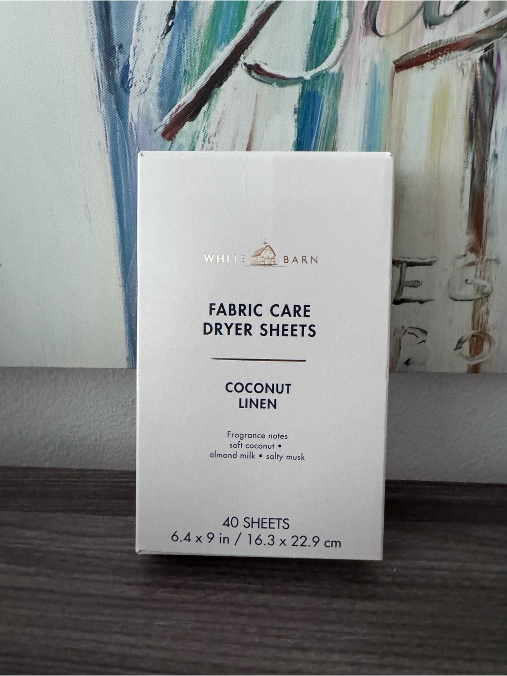 Coconut Linen Dryer Sheets